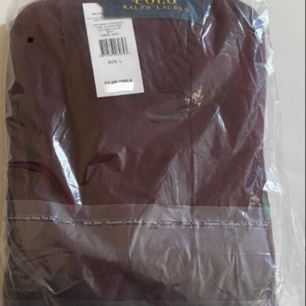 Polo Ralph Lauren Crew Neck Pima Cott(Burgandy) - Picture 5 of 6